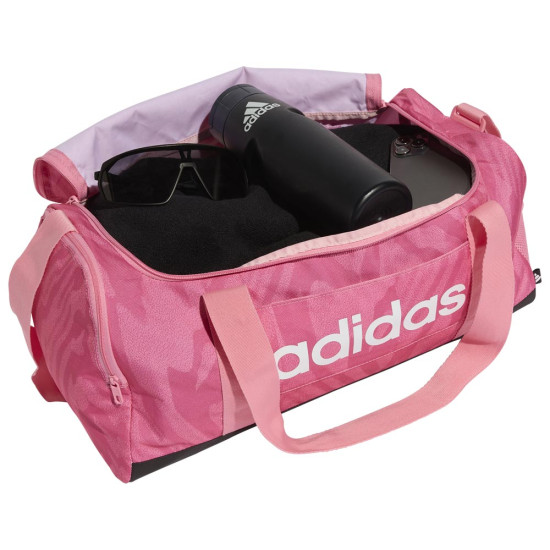 Adidas Τσάντα γυμναστηρίου Linear Graphic Duffel Bag Small